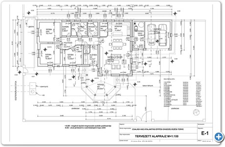 Foldszinti alaprajz M=100-1
