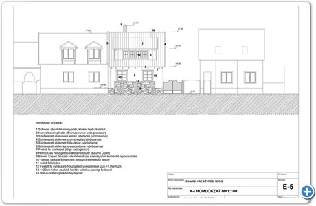 K-i homlokzat M=100-1